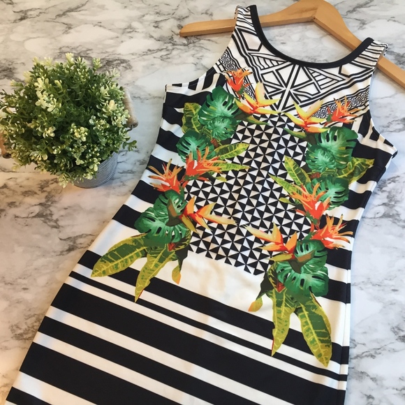 Jealous Tomato Dresses & Skirts - Jealous Tomato Bold Tropical Dress